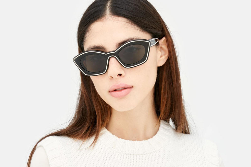 Marni® - Kea Island Sunglasses Black/White