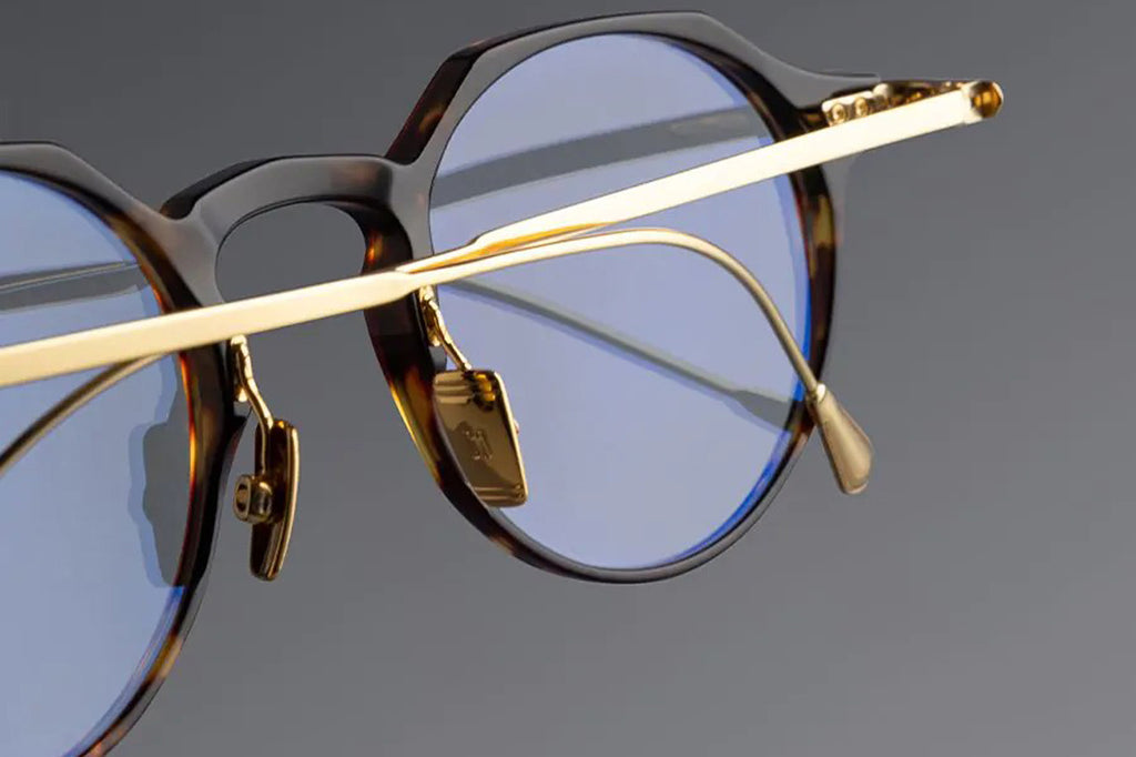 Cutler & Gross - 0008 Eyeglasses Havana on 24K Yellow Gold