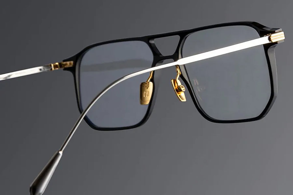 Cutler & Gross - 0006 Eyeglasses Black on 24K Yellow Gold