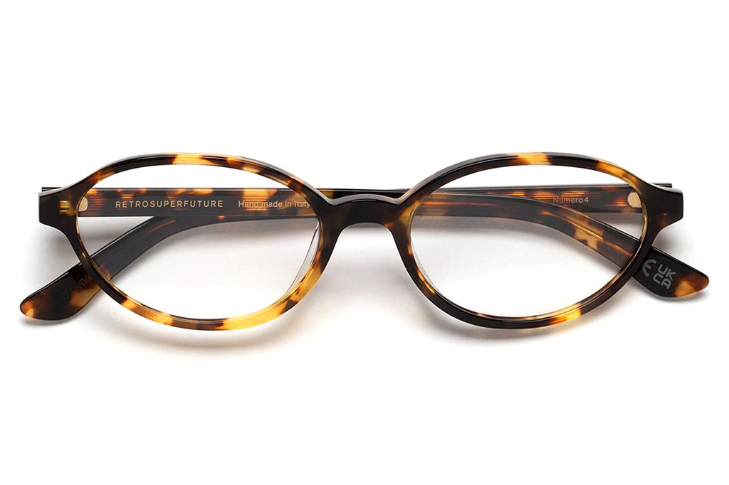 Retro Super Future® - Numero 04 Eyeglasses Burnt Havana