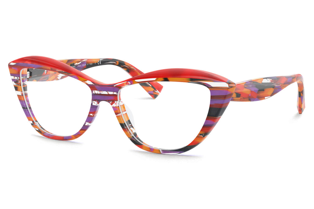 Alain Mikli - Cataline (A03117) Eyeglasses Multicolor Havana/Rouge Mikli