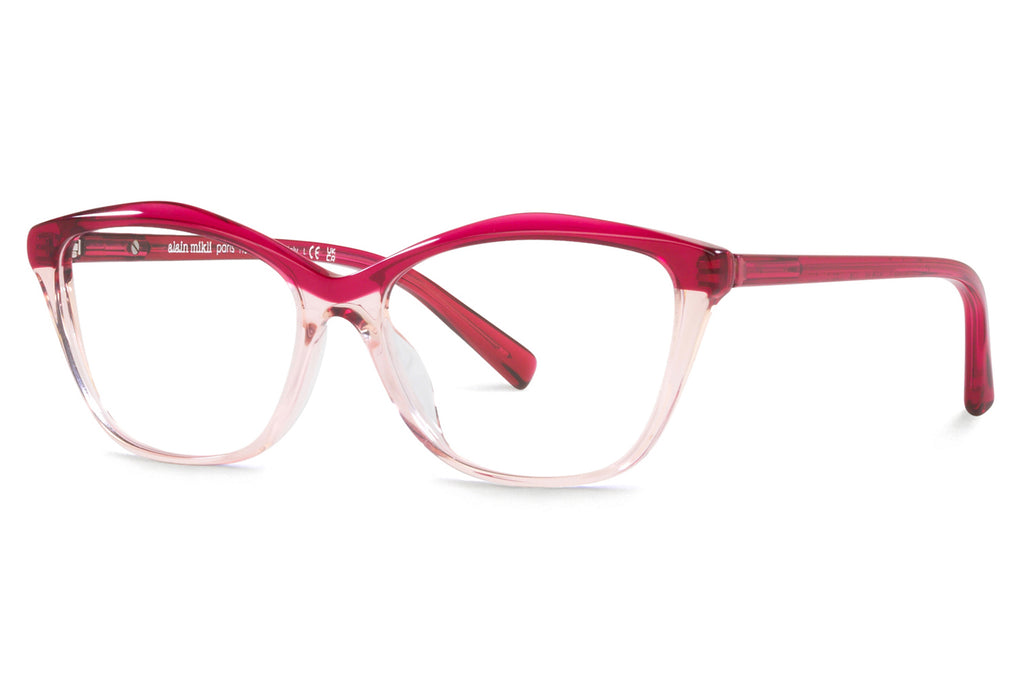 Alain Mikli - Cleophee 2 (A03154) Eyeglasses Transparent Pink/Transparent Red