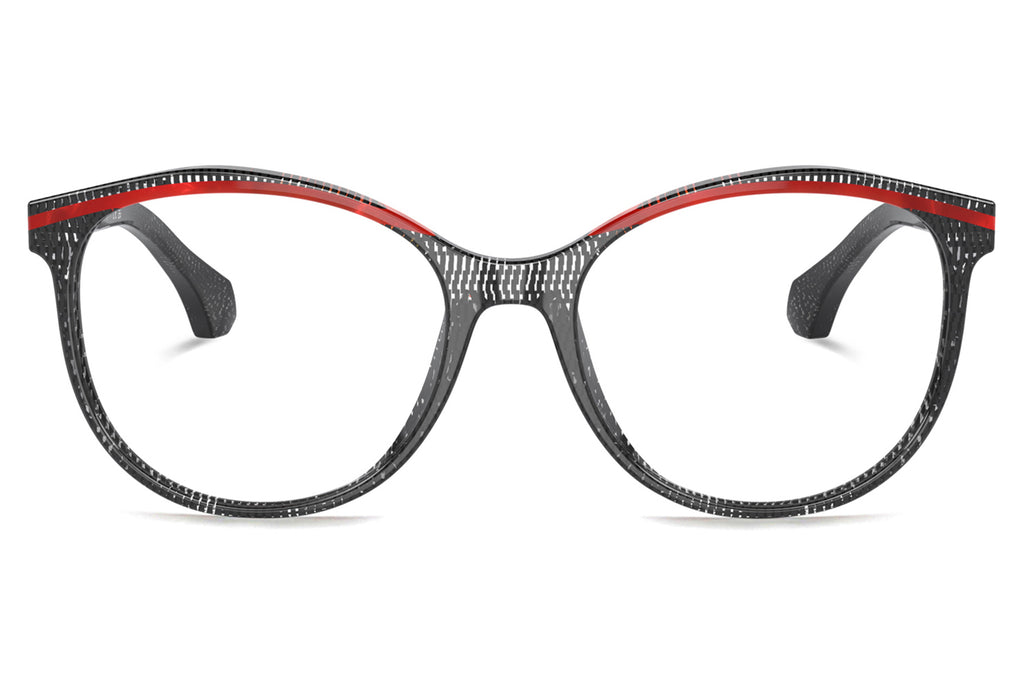 Alain Mikli - A03501 Eyeglasses Pointille Black/Rouge Nacree