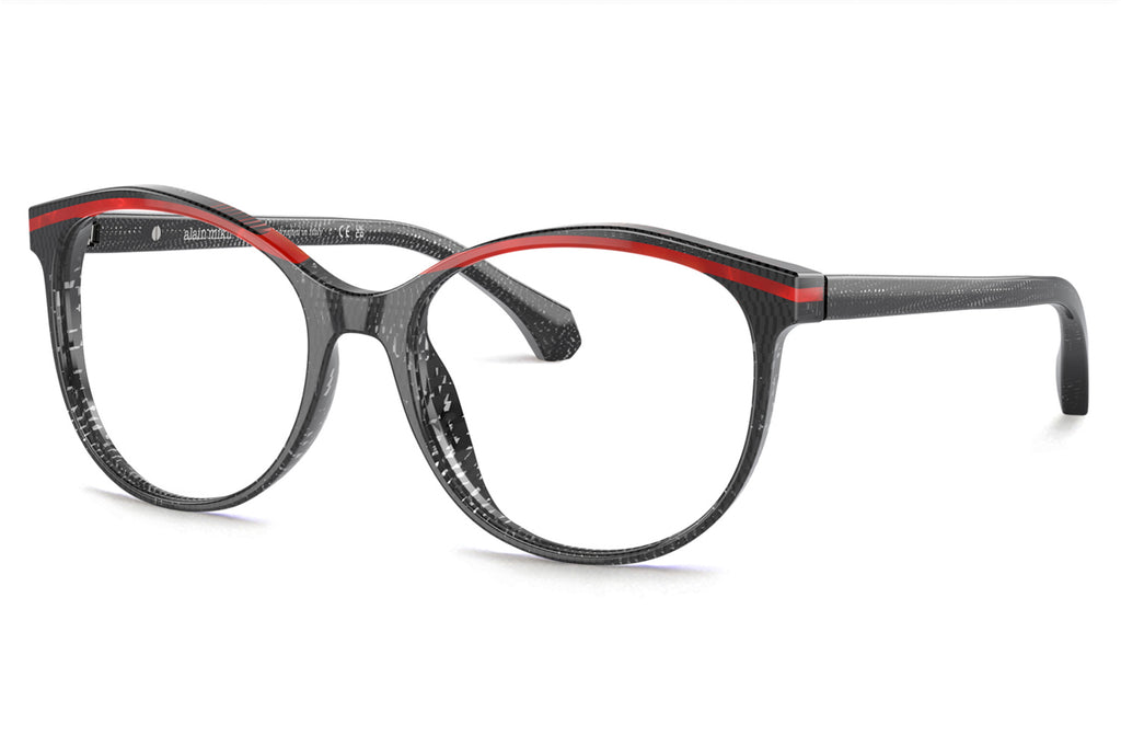 Alain Mikli - A03501 Eyeglasses Pointille Black/Rouge Nacree