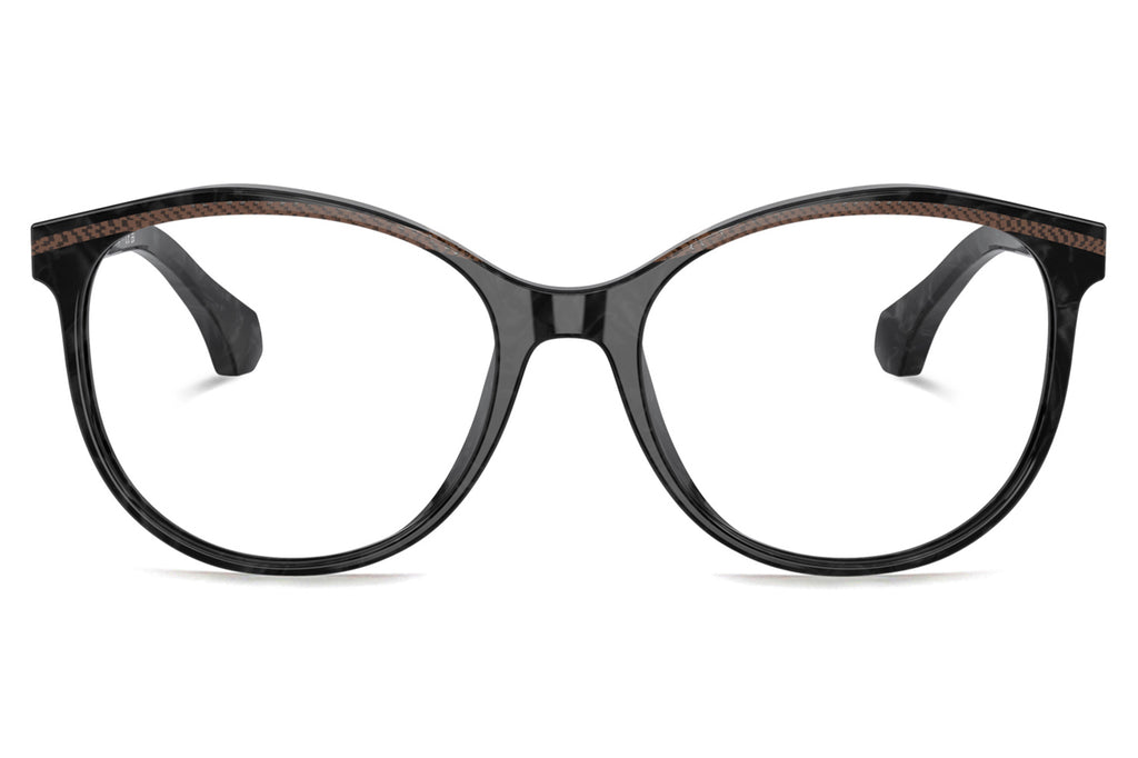 Alain Mikli - A03501 Eyeglasses Noir Nacree/Pointille Brown