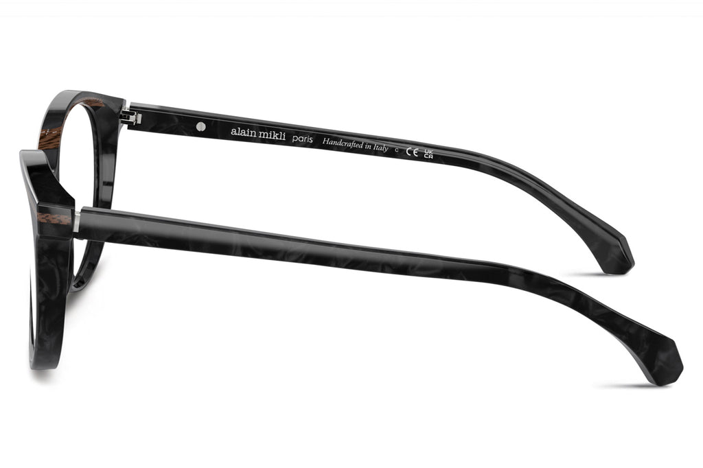 Alain Mikli - A03501 Eyeglasses Noir Nacree/Pointille Brown