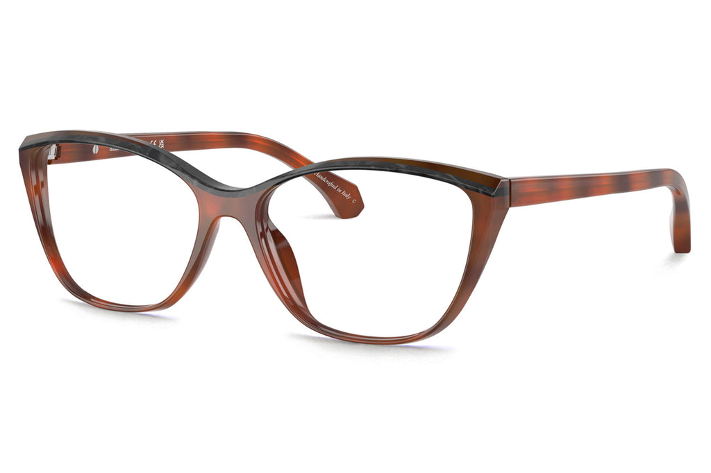 Alain Mikli - A03502 Eyeglasses Light Brown Havana/Noir Nacree