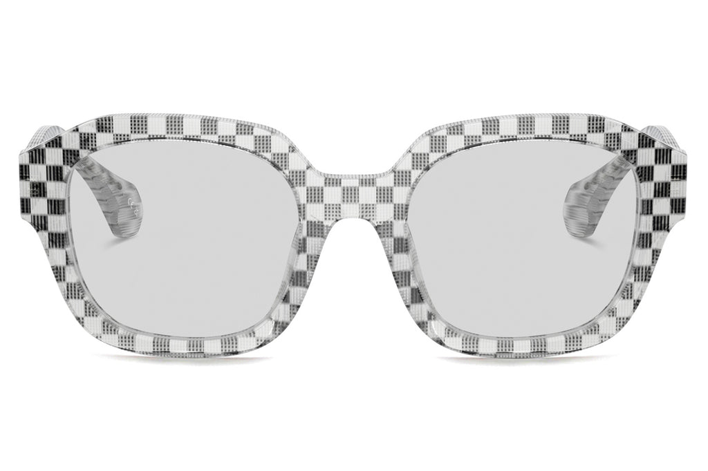Alain Mikli - A03510 Eyeglasses New Damier Black White