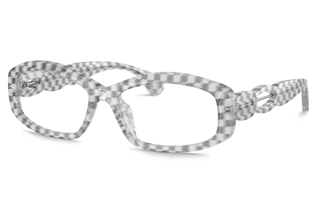 Alain Mikli - A03514 Eyeglasses New Damier Black White