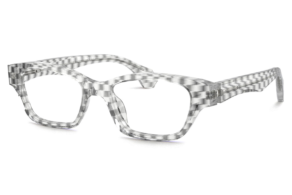 Alain Mikli - A03516 Eyeglasses New Damier Black Transparent