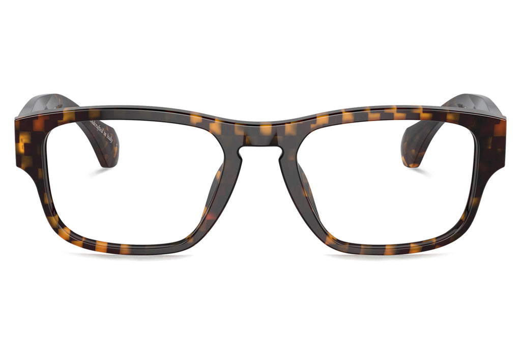 Alain Mikli - A03518 Eyeglasses New Damier Bordeaux Yellow