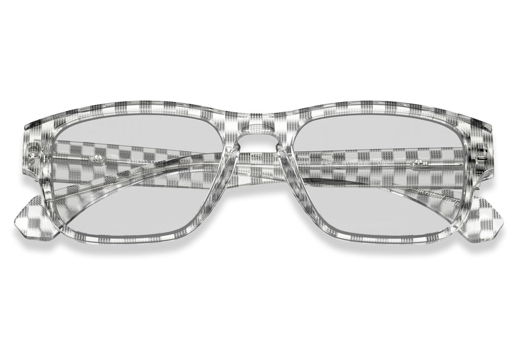 Alain Mikli - A03518 Eyeglasses New Damier Black Transparent