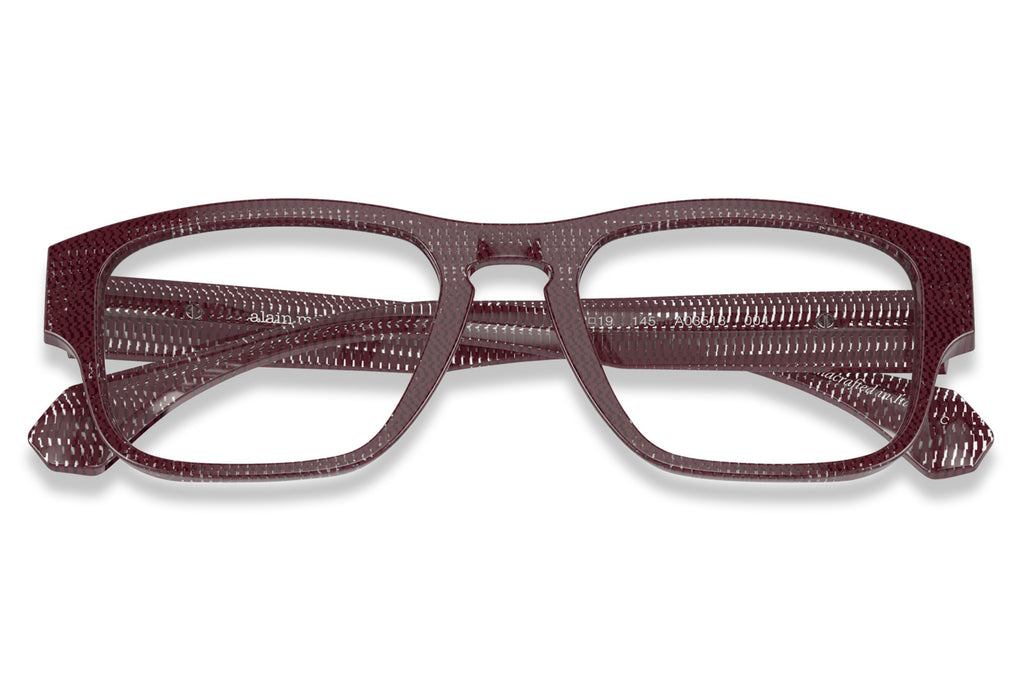 Alain Mikli - A03518 Eyeglasses New Pointille Bordeaux