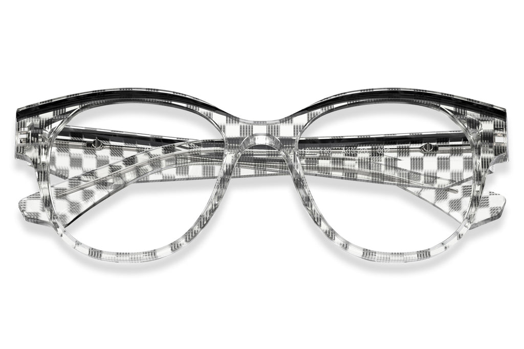 Alain Mikli - A03520 Eyeglasses New Damier Black Transparent/Noir Mikli