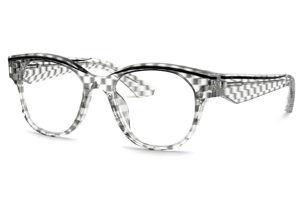 Alain Mikli - A03520 Eyeglasses New Damier Black Transparent/Noir Mikli