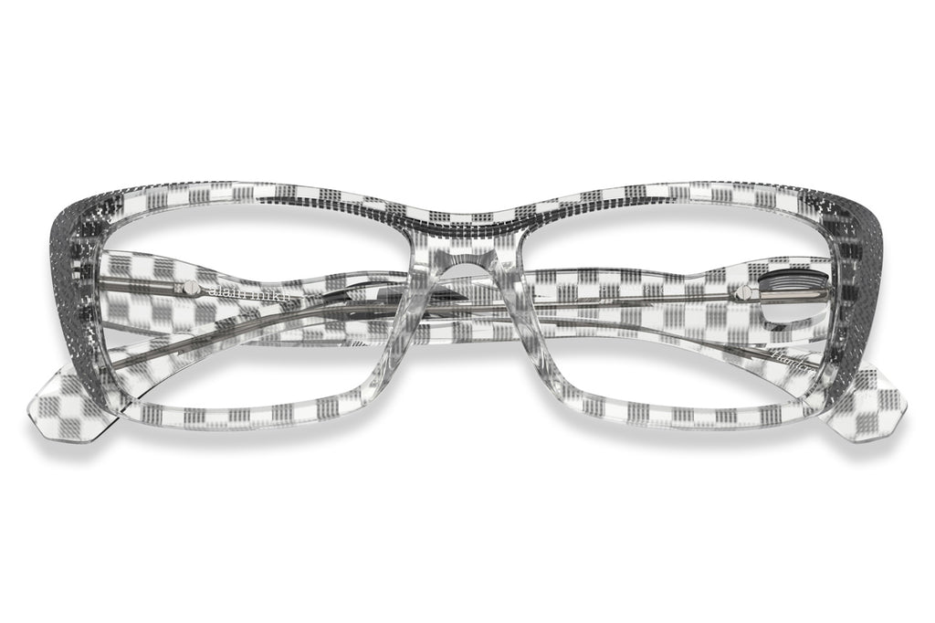 Alain Mikli - A03522 Eyeglasses Damier Black Transparent/Grey/Black