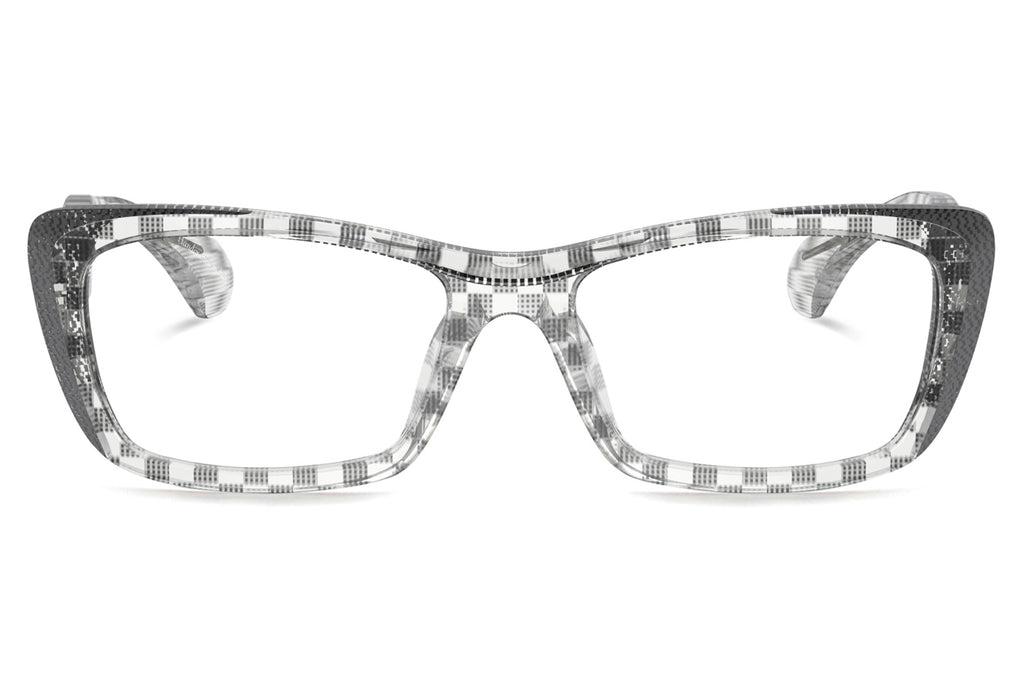 Alain Mikli - A03522 Eyeglasses Damier Black Transparent/Grey/Black