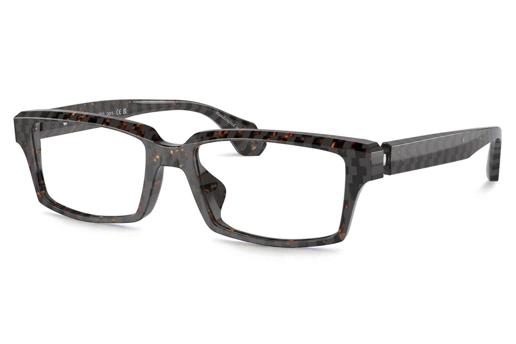 Alain Mikli - A03524D Eyeglasses New Damier Brown Grey