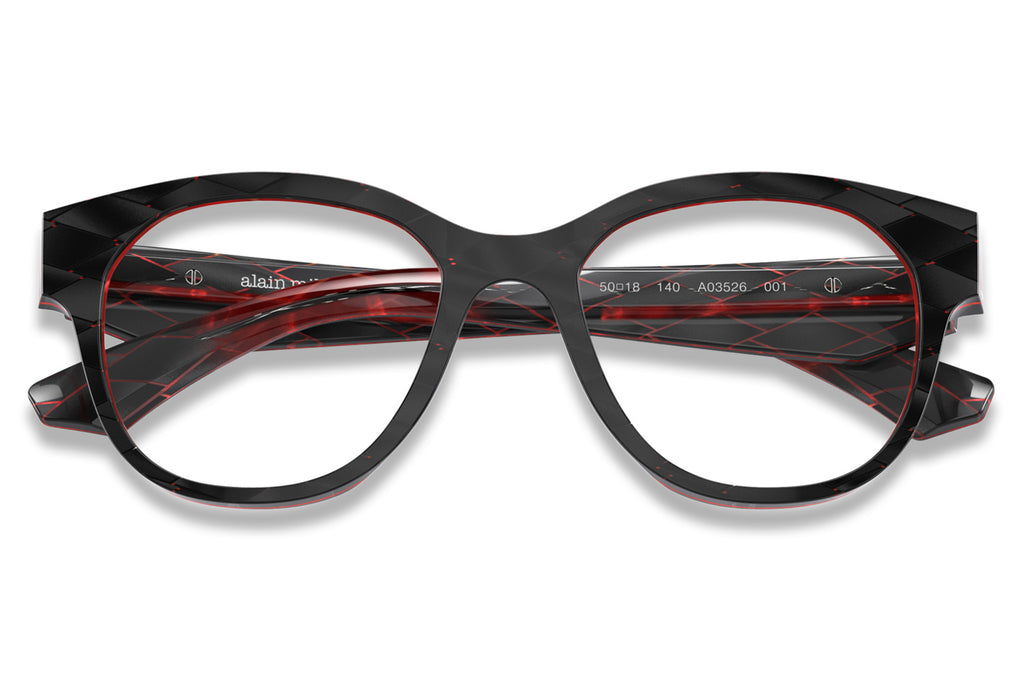 Alain Mikli - A03526 Eyeglasses Black Rhombus Rouge Nacre