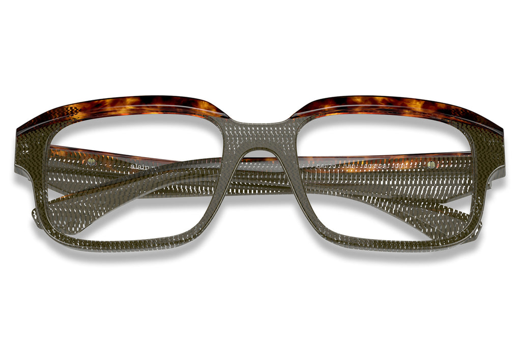 Alain Mikli - A03528 Eyeglasses Pointille Green/Brown Havana