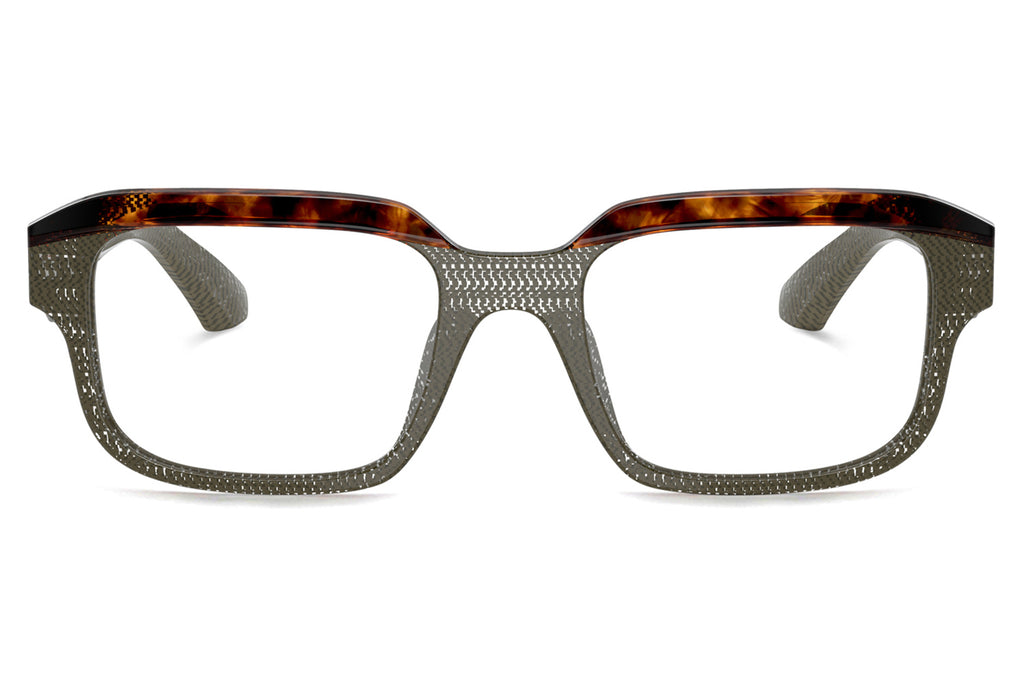 Alain Mikli - A03528 Eyeglasses Pointille Green/Brown Havana