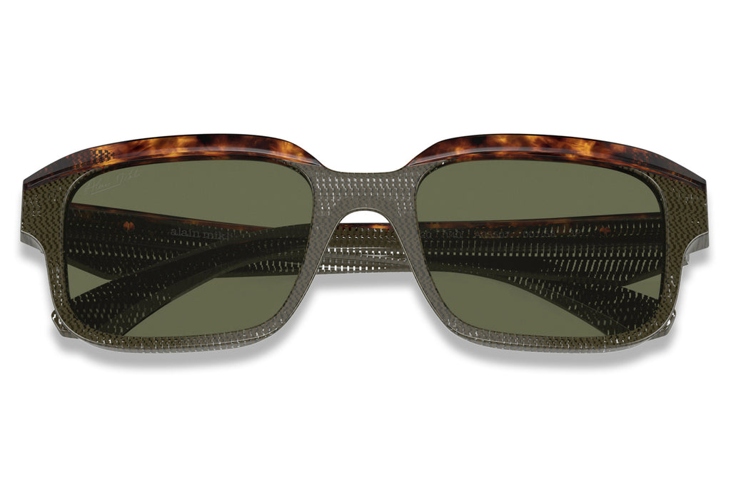 Alain Mikli - A05507 Sunglasses Pointille Green/Brown Havana