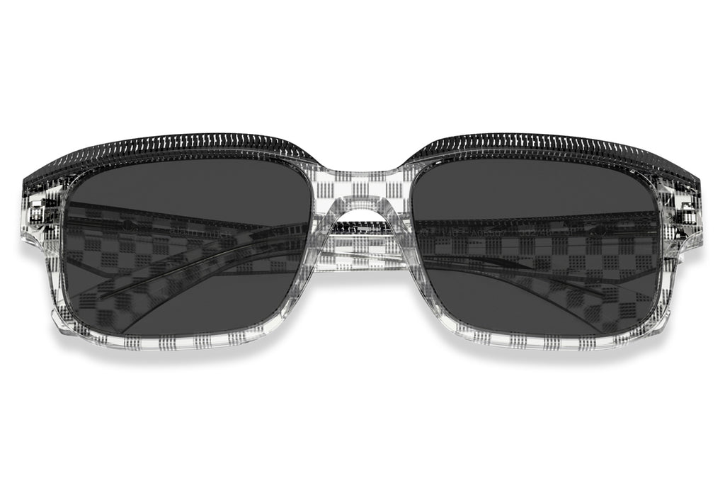 Alain Mikli - A05507 Sunglasses New Damier Black Transparent/Black