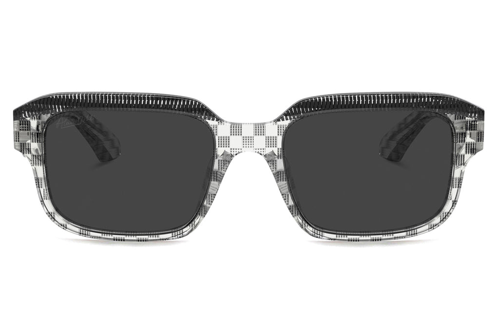 Alain Mikli - A05507 Sunglasses New Damier Black Transparent/Black