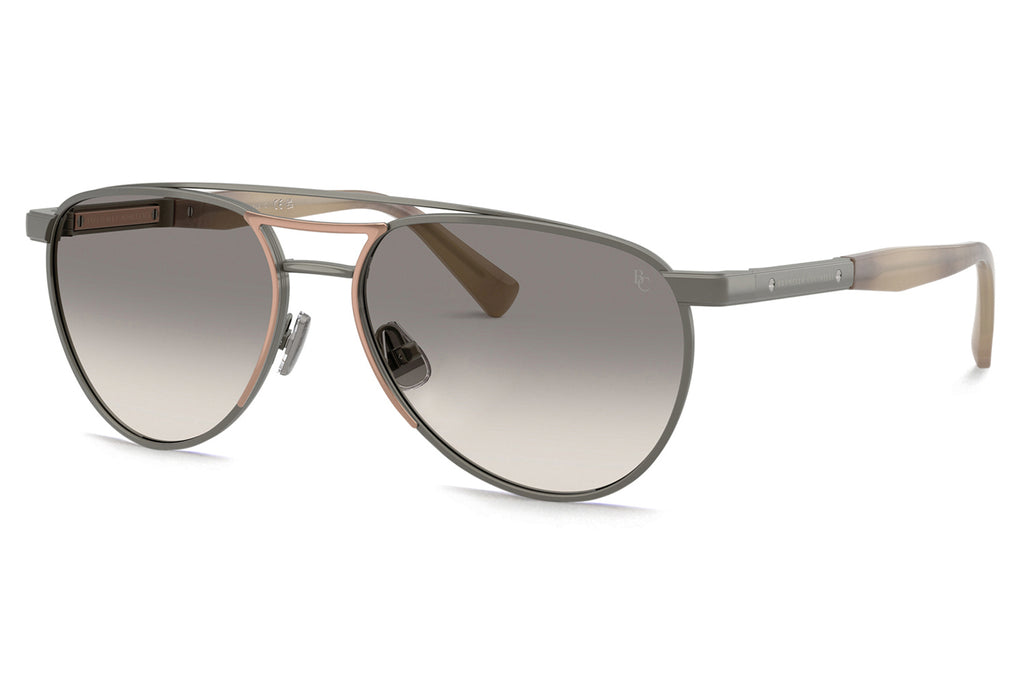 Brunello Cucinelli® BC2004ST Sunglasses - Luxury Eyewear Matte Gunmetal/Rose Gold