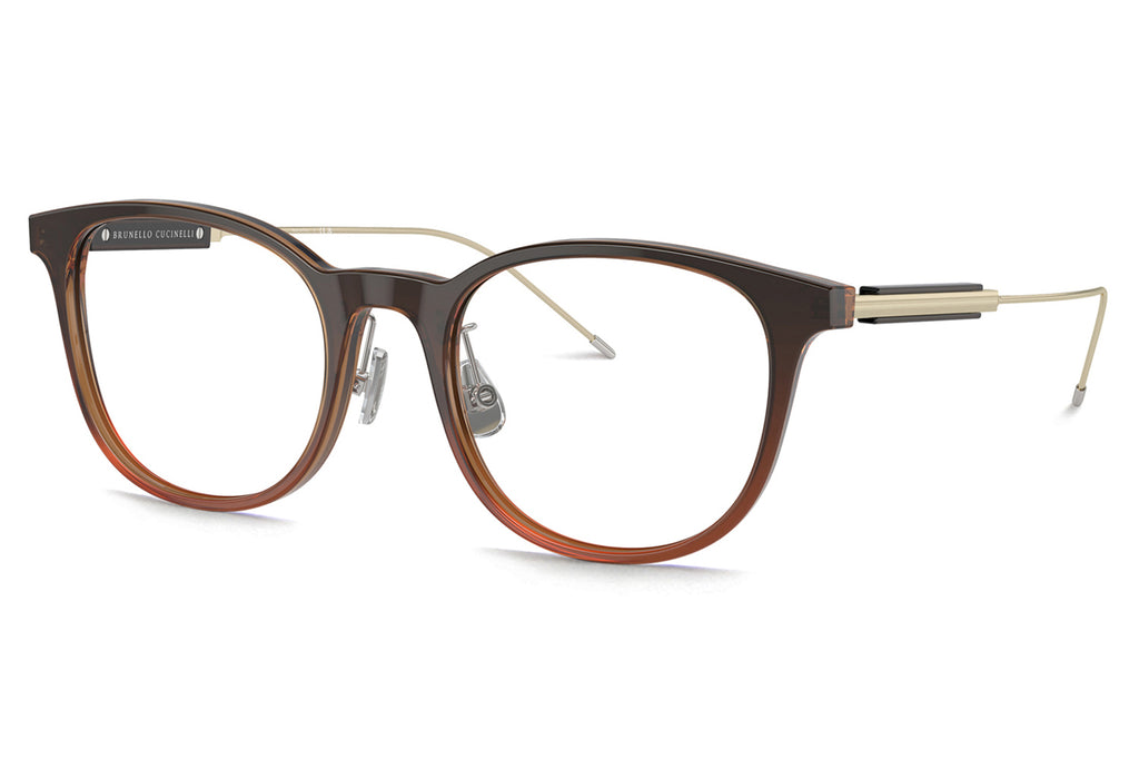 Brunello Cucinelli® BC3006 Eyeglasses - Luxury Eyewear Cognac Vintage