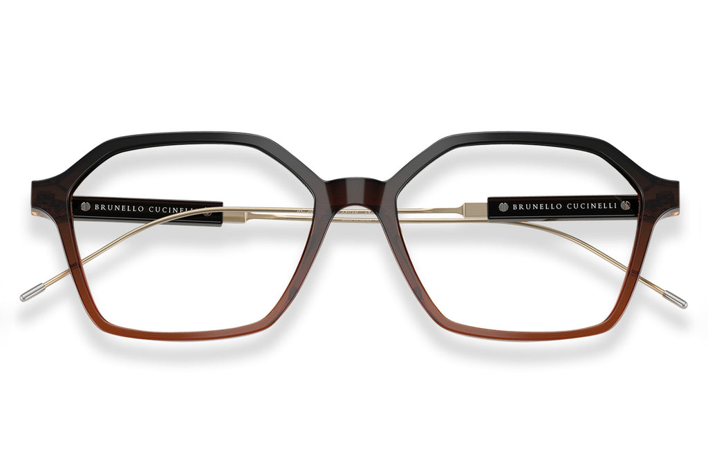 Brunello Cucinelli® BC3009 Eyeglasses - Luxury Eyewear Vintage Cognac