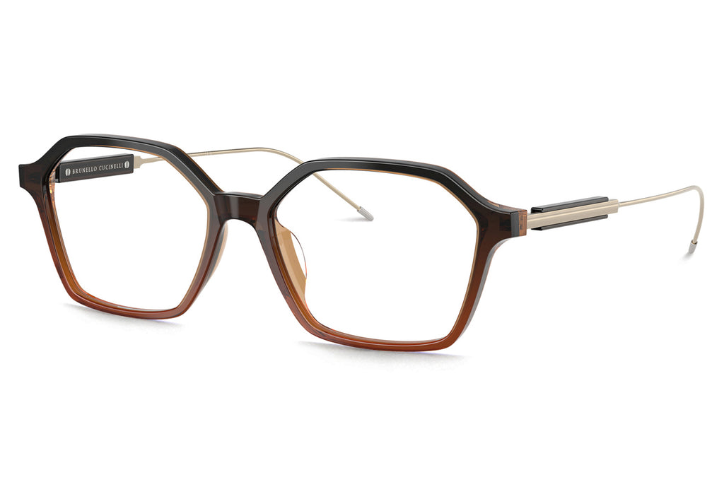 Brunello Cucinelli® BC3009 Eyeglasses - Luxury Eyewear Vintage Cognac