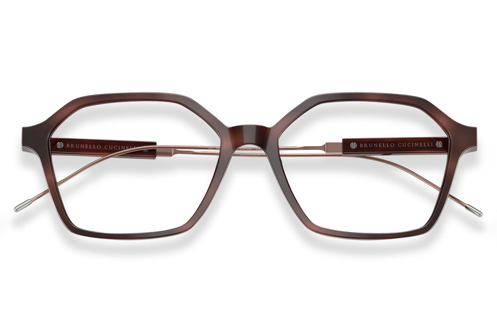 Brunello Cucinelli® BC3009 Eyeglasses - Luxury Eyewear Havana Ortensia