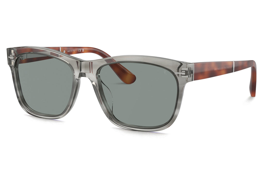 Brunello Cucinelli® BC4003S Sunglasses - Luxury Eyewear Striped Grey