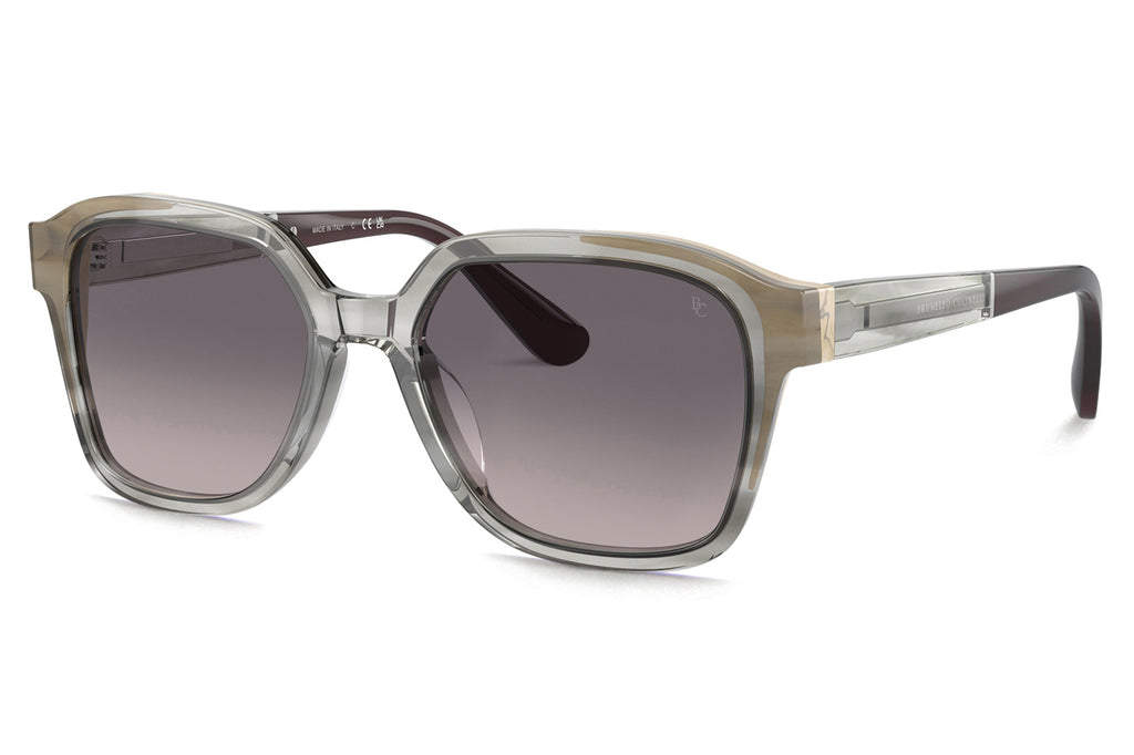 Brunello Cucinelli® BC4005S Sunglasses - Luxury Eyewear Striped Grey