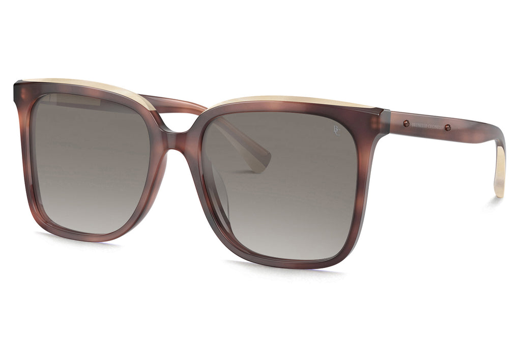 Brunello Cucinelli® BC4007S Sunglasses - Luxury Eyewear Havana Ortensia/Panama