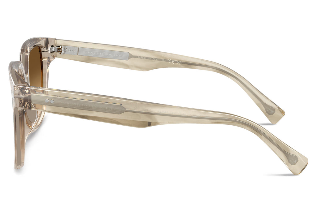 Brunello Cucinelli® BC4010S Sunglasses - Luxury Eyewear Striped Ivory