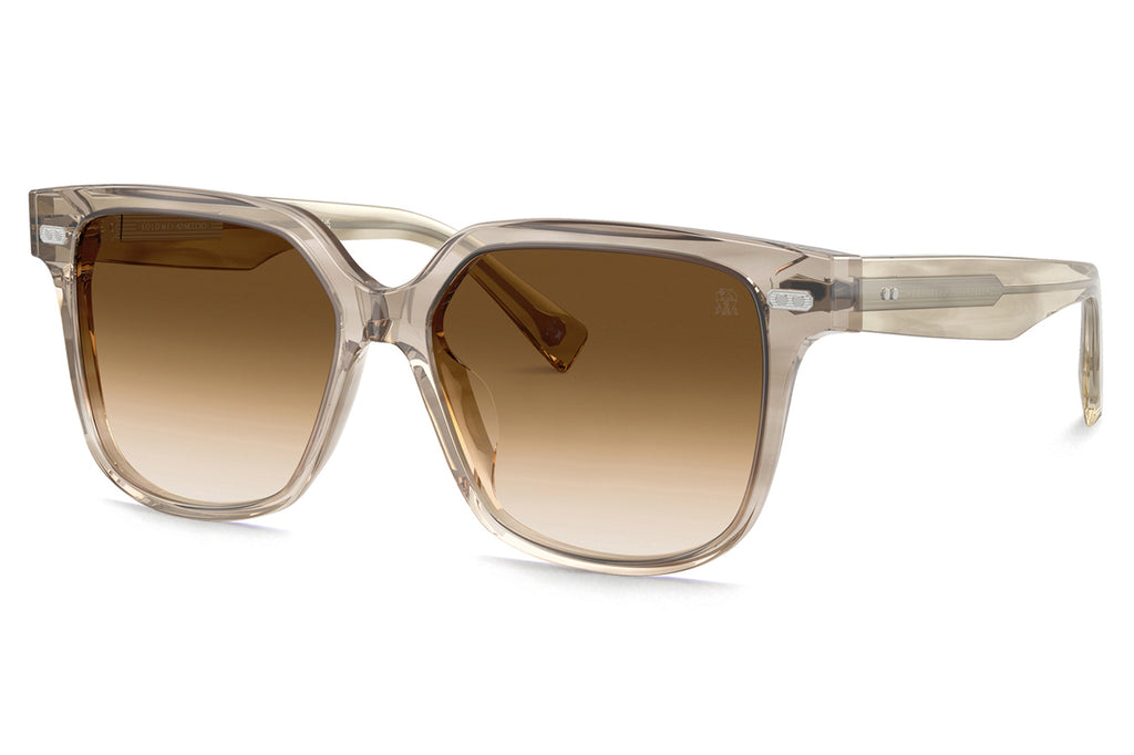 Brunello Cucinelli® BC4010S Sunglasses - Luxury Eyewear Striped Ivory