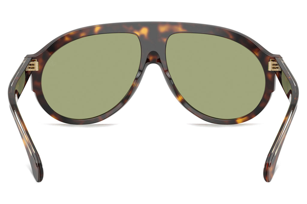 Moncler Lunettes® - Fhaite (ME6001) Sunglasses Brown Tortoise w/ Green Lenses