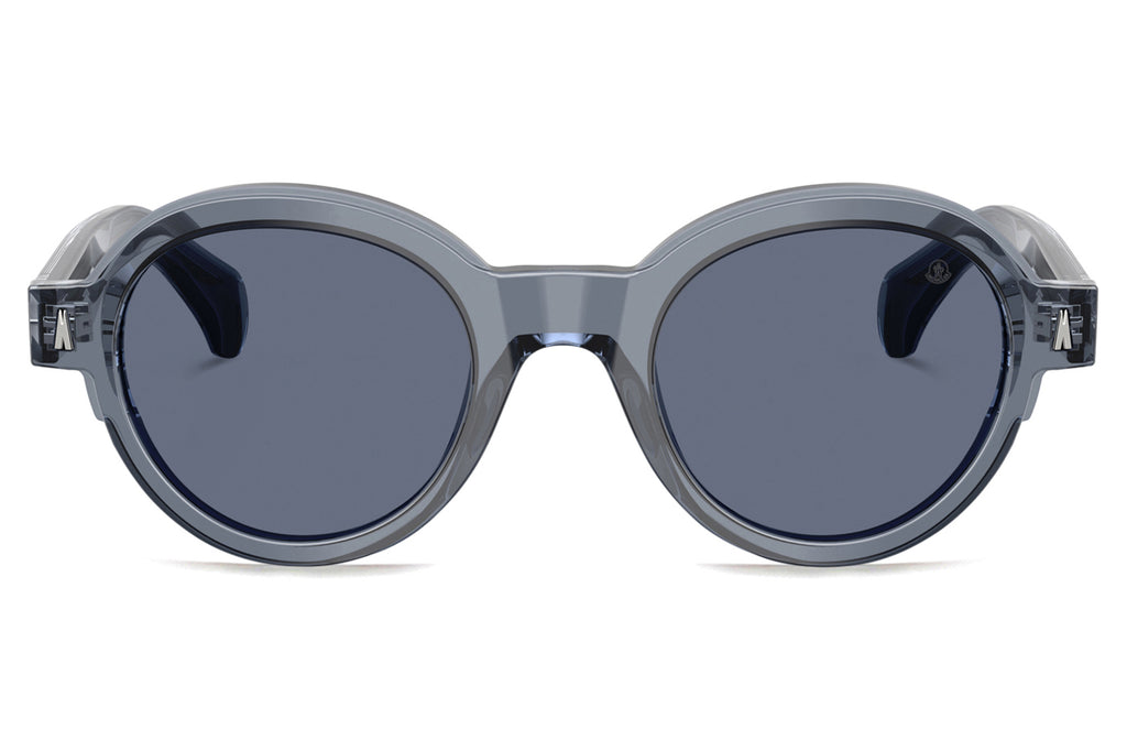 Moncler Lunettes® - Rondosa (ME6003) Sunglasses Shiny Transparent Blue