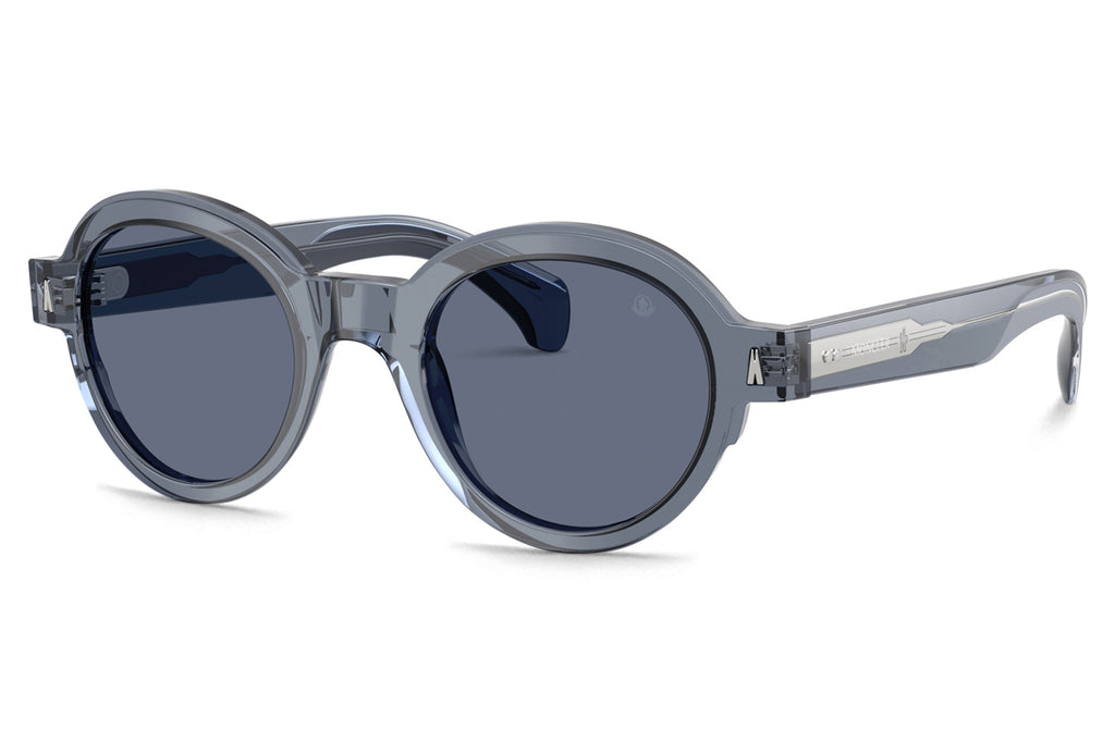 Moncler Lunettes® - Rondosa (ME6003) Sunglasses Shiny Transparent Blue