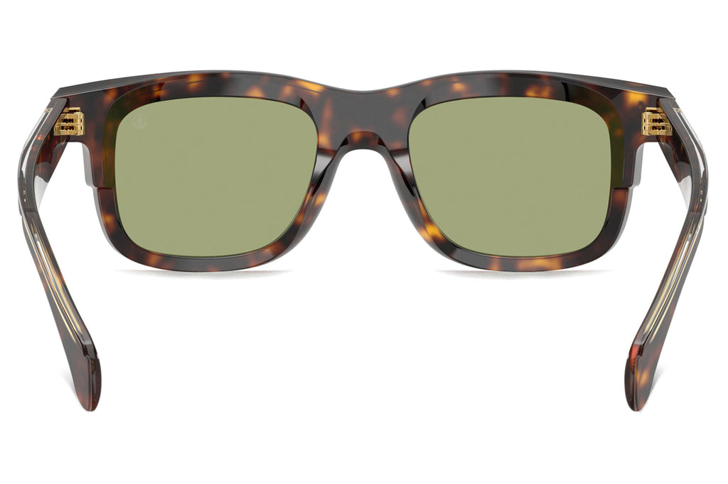 Moncler Lunettes® - Claro (ME6004) Sunglasses Brown Tortoise w/ Green Lenses