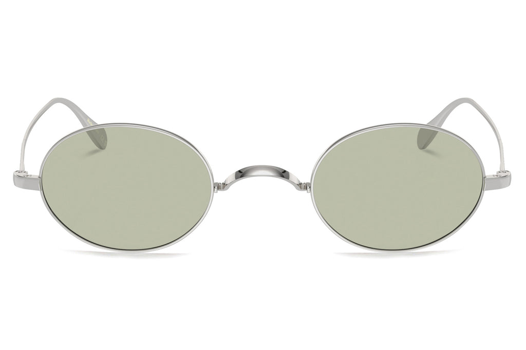 Oliver Peoples - Calidor (OV1185) Sunglasses Silver with Green Wash Lenses