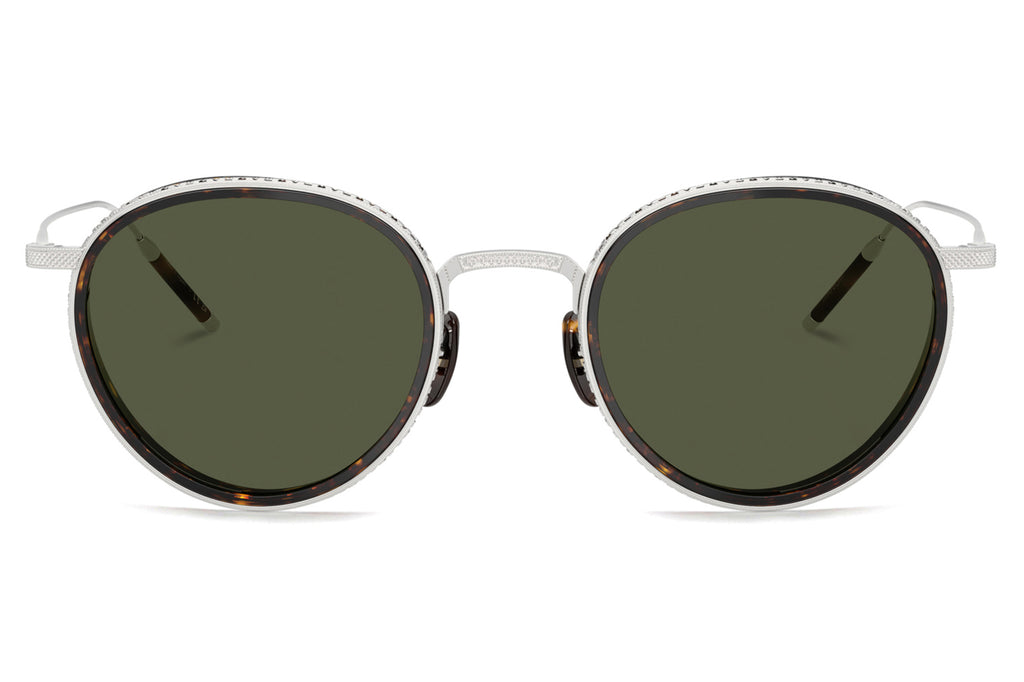 Oliver Peoples - TK-8 (OV1318ST) Sunglasses 18k White Gold Plated with G-15 Lenses