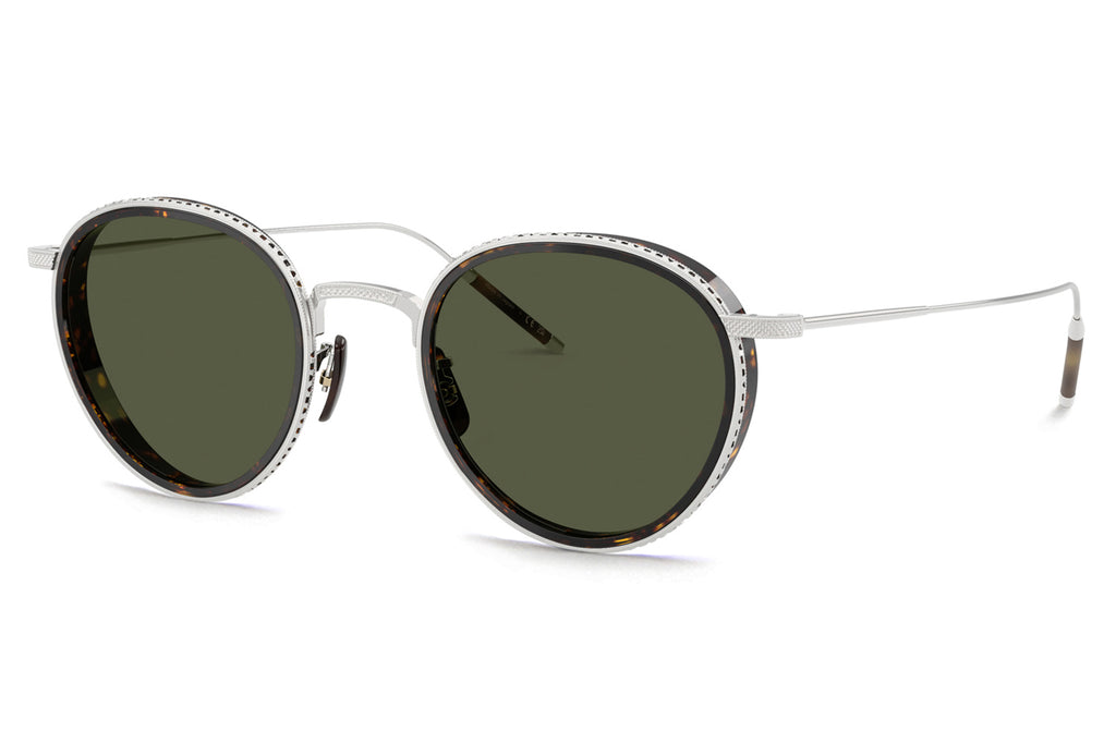 Oliver Peoples - TK-8 (OV1318ST) Sunglasses 18k White Gold Plated with G-15 Lenses