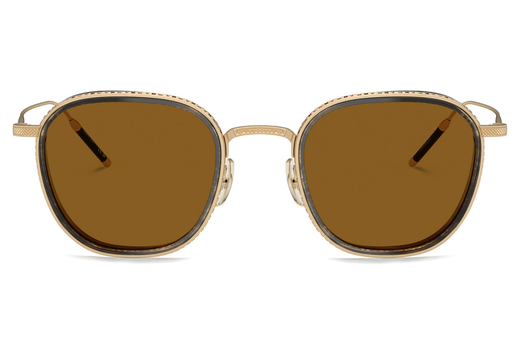 Oliver Peoples - TK-9 (OV1321ST) Sunglasses 18k Gold Plated with True Brown Lenses