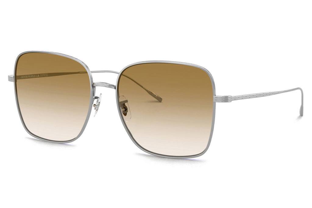 Oliver Peoples - Noralee (OV1348T) Sunglasses Silver with Honey Gradient Lenses