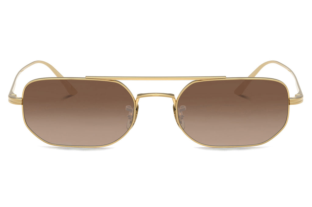 Oliver Peoples - 1989C (OV1351S) Sunglasses Gold with Dark Brown Gradient Mirror Lenses