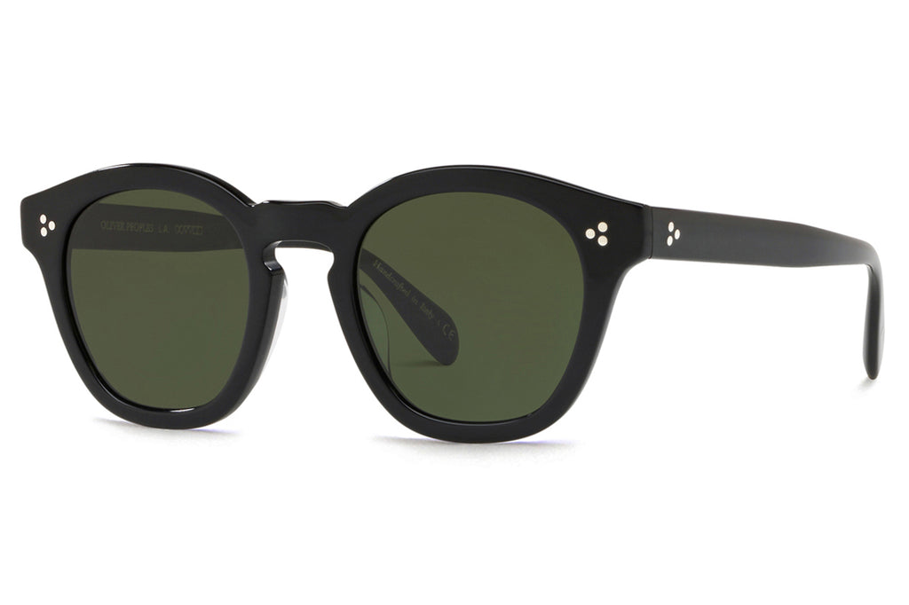 Oliver Peoples - Boudreau L.A (OV5382SU) Sunglasses Black with Dark Green Lenses