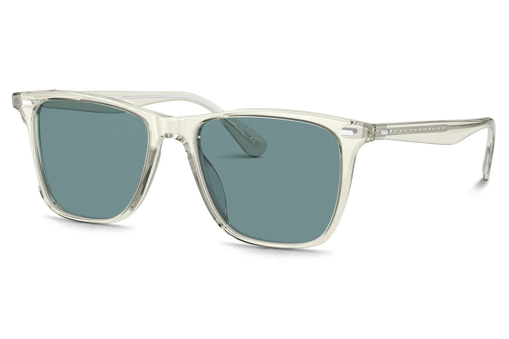 Oliver Peoples - Ollis (OV5437SU) Sunglasses Pale Citrine with Teal Polar Lenses